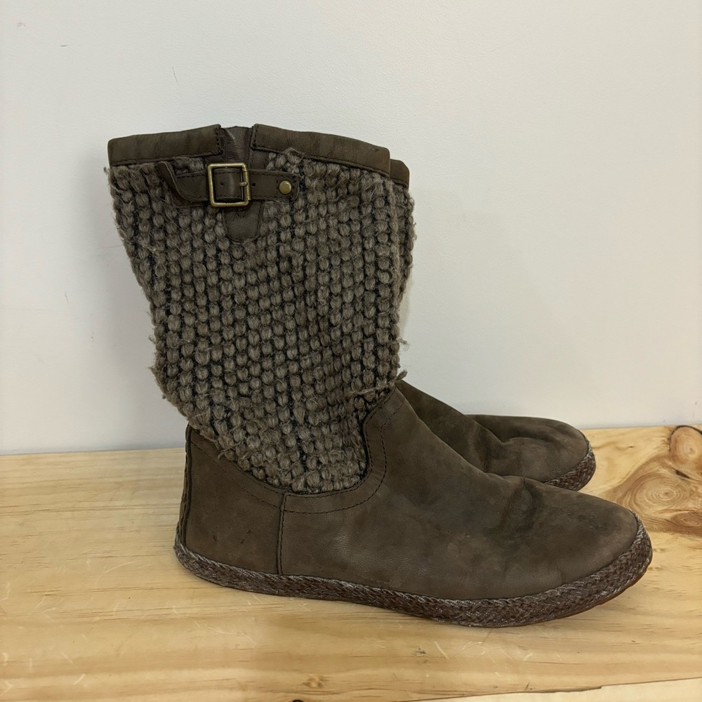 Ugg lyza knit slouchy boots